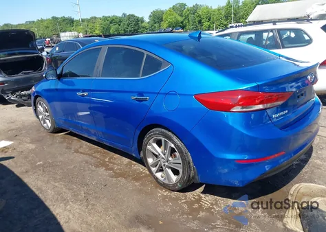 2017 Hyundai Elantra Limited из США, поврежденный, VIN 5NPD84LF0HH104617